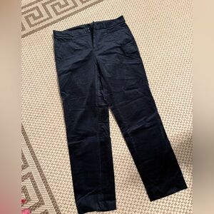 Banana Republic Sloan Black velvet-like pants